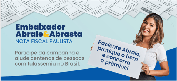 embaixador abrale abrasta Nota Fiscal Paulista