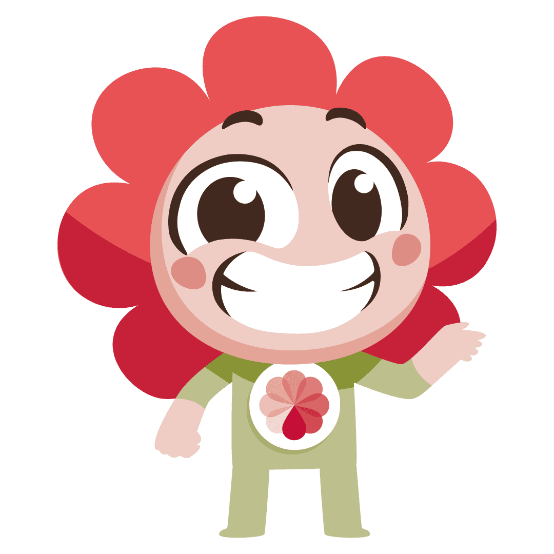 Mascote sorridente da ABRALE